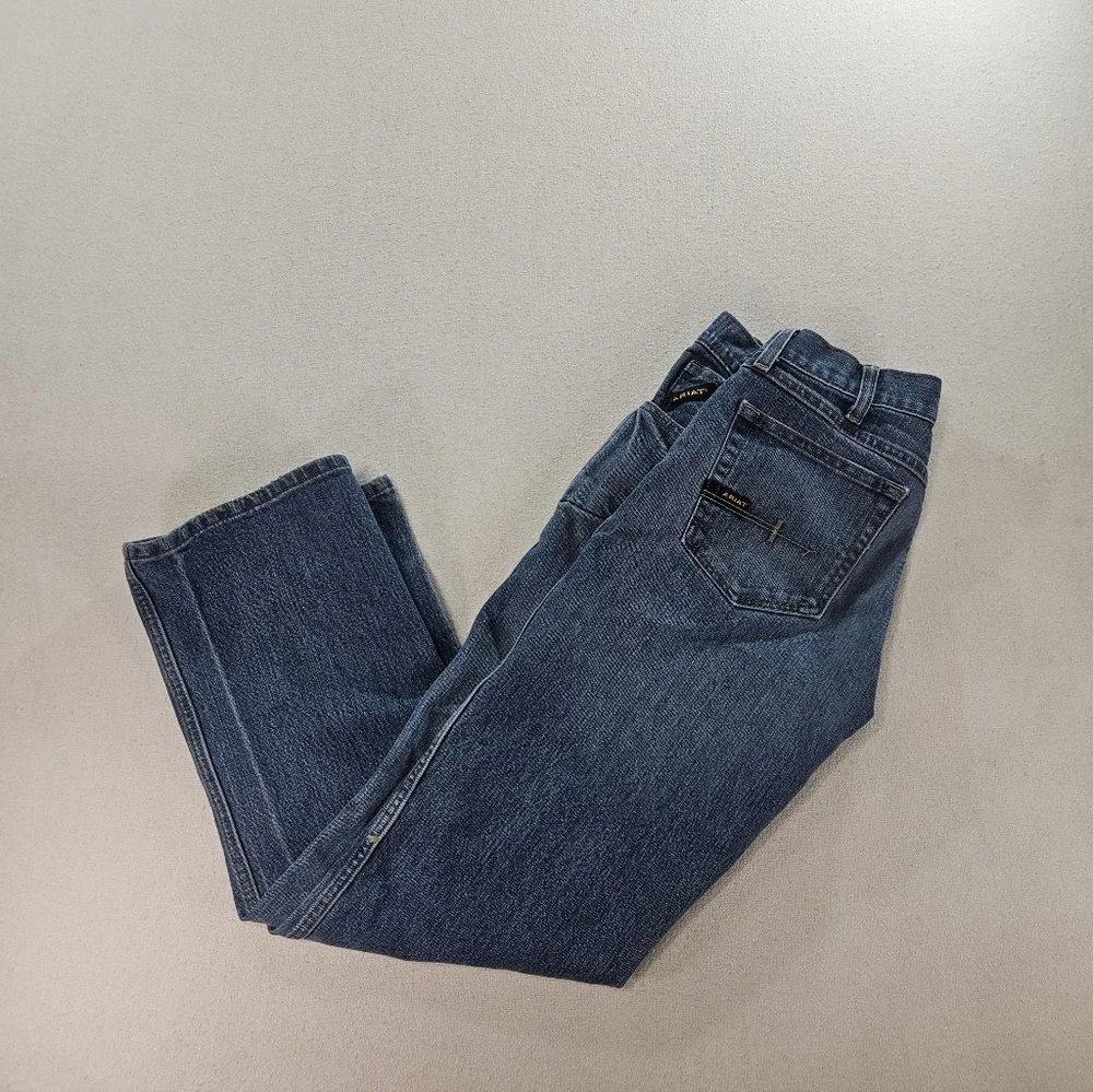 Ariat Rebar M4 Relaxed Boot 30x32 Work Jeans - Picture 4 of 14